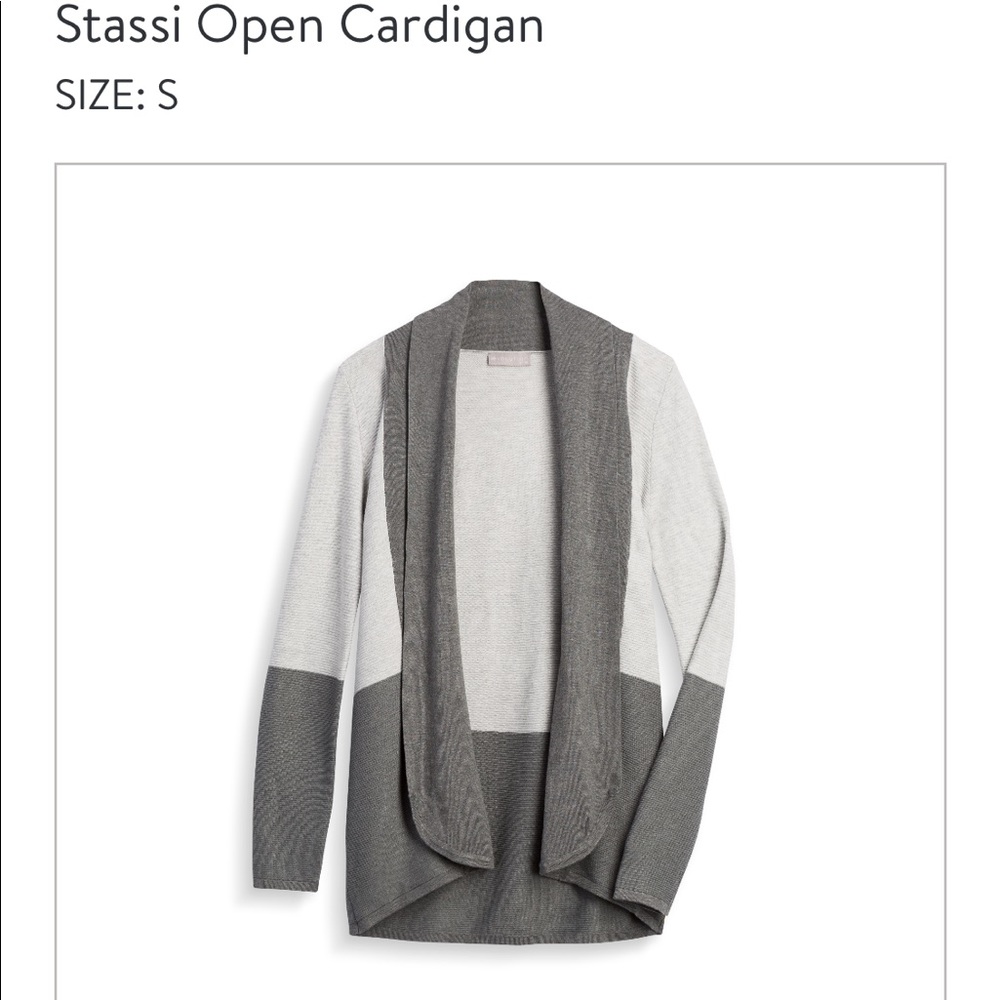 Color block cardigan